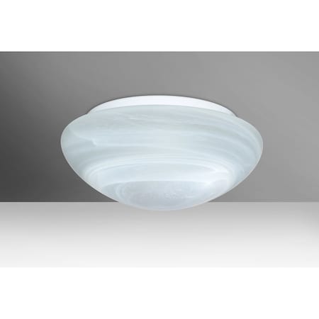 Besa Lighting Bobbi 12 Ceiling, Marble, 1x17W LED 911052C-LED